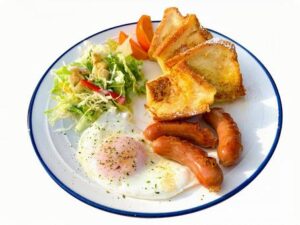 フレンチトーストを一晩漬けリスク回避