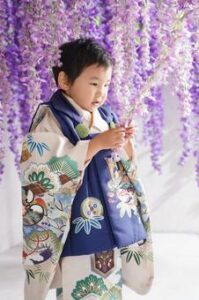 七五三　男の子　ヘアジャム　使い方