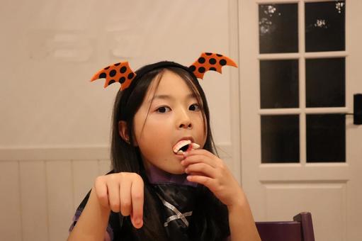 ハロウィン,仮装,子供, 女の子, 手作り
